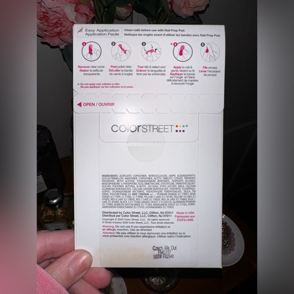 Pink “Czech Me Out” Color Street Nail Polish, Brand New In Box - Picture 5 of 17